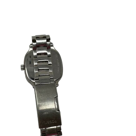 Fossil Watch ES2854 Womens Watch Black Silver Tone Stainless Steel *Untested - Picture 5 of 6